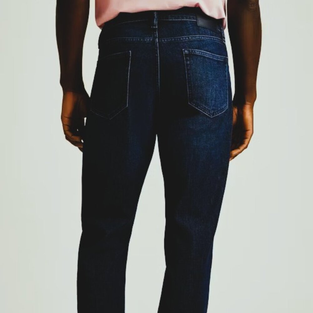 Bonobos Stretch Lightweight Tailored Jeans, Dark Blue, 35 x 34